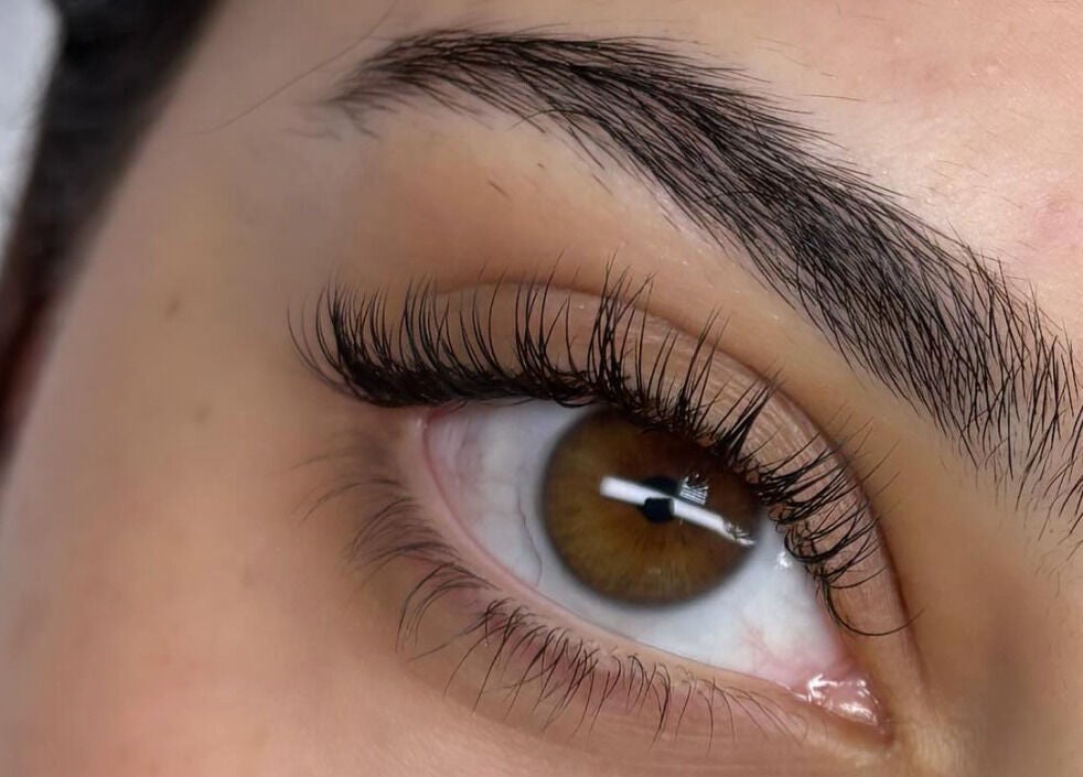 Close-up of beautifully done lashes at The Lash Hub in Durban, Kwazulu-natal, ZA.