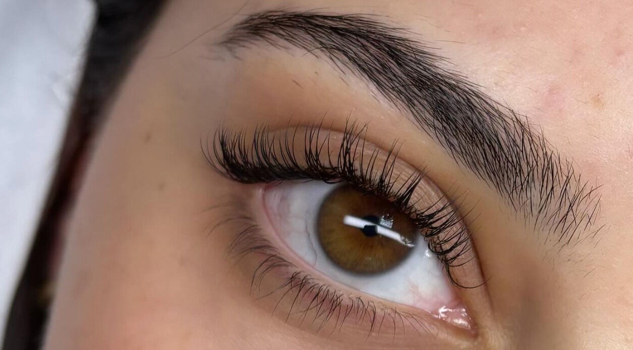 Close-up of beautifully done lashes at The Lash Hub in Durban, Kwazulu-natal, ZA.