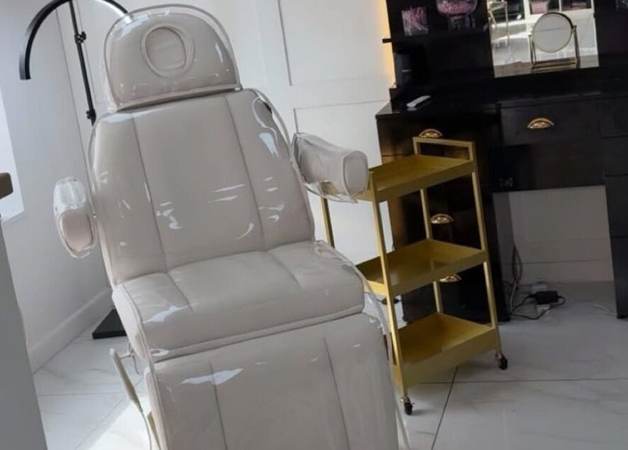 Luxurious spa chair in KC Butterflies, Armthorpe, England, GB, enhancing comfort and wellness experience.