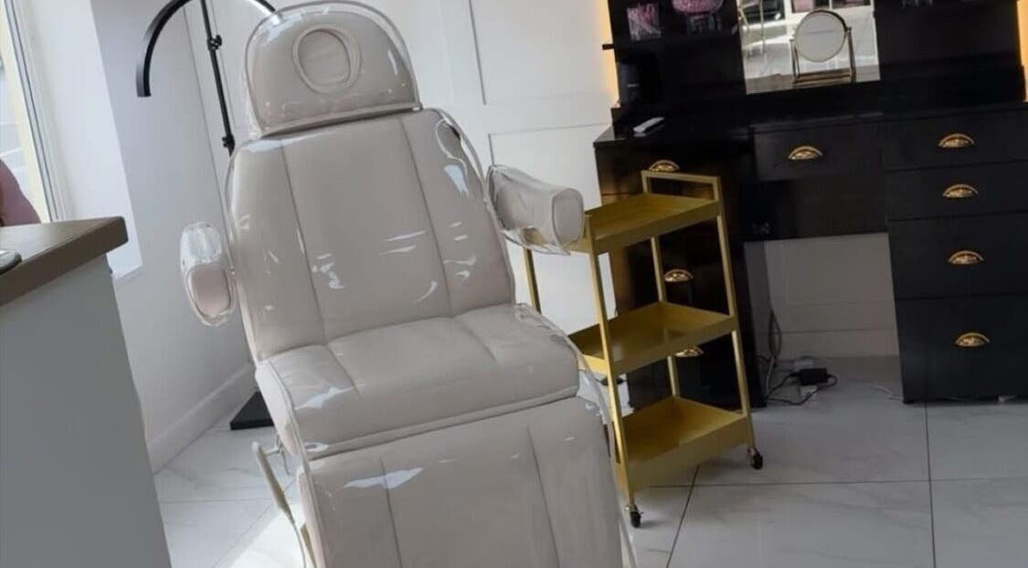 Luxurious spa chair in KC Butterflies, Armthorpe, England, GB, enhancing comfort and wellness experience.