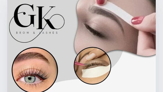 G K brow and lashes