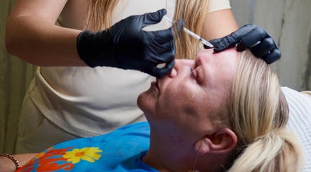 Facial injection at Skin Solutions Clinic in Middleton, England, GB for youthful skin.