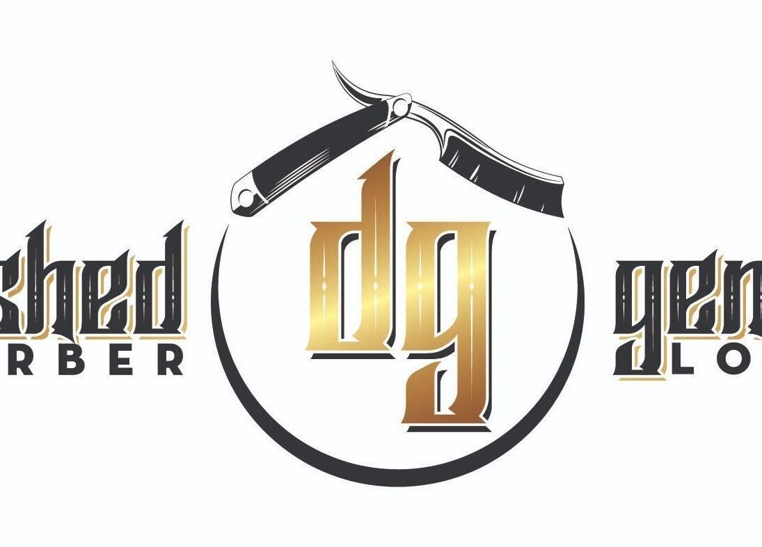 Logo of Distinguished Barber Lounge LLC in Maricopa, Arizona, US, featuring stylish typography with a razor.