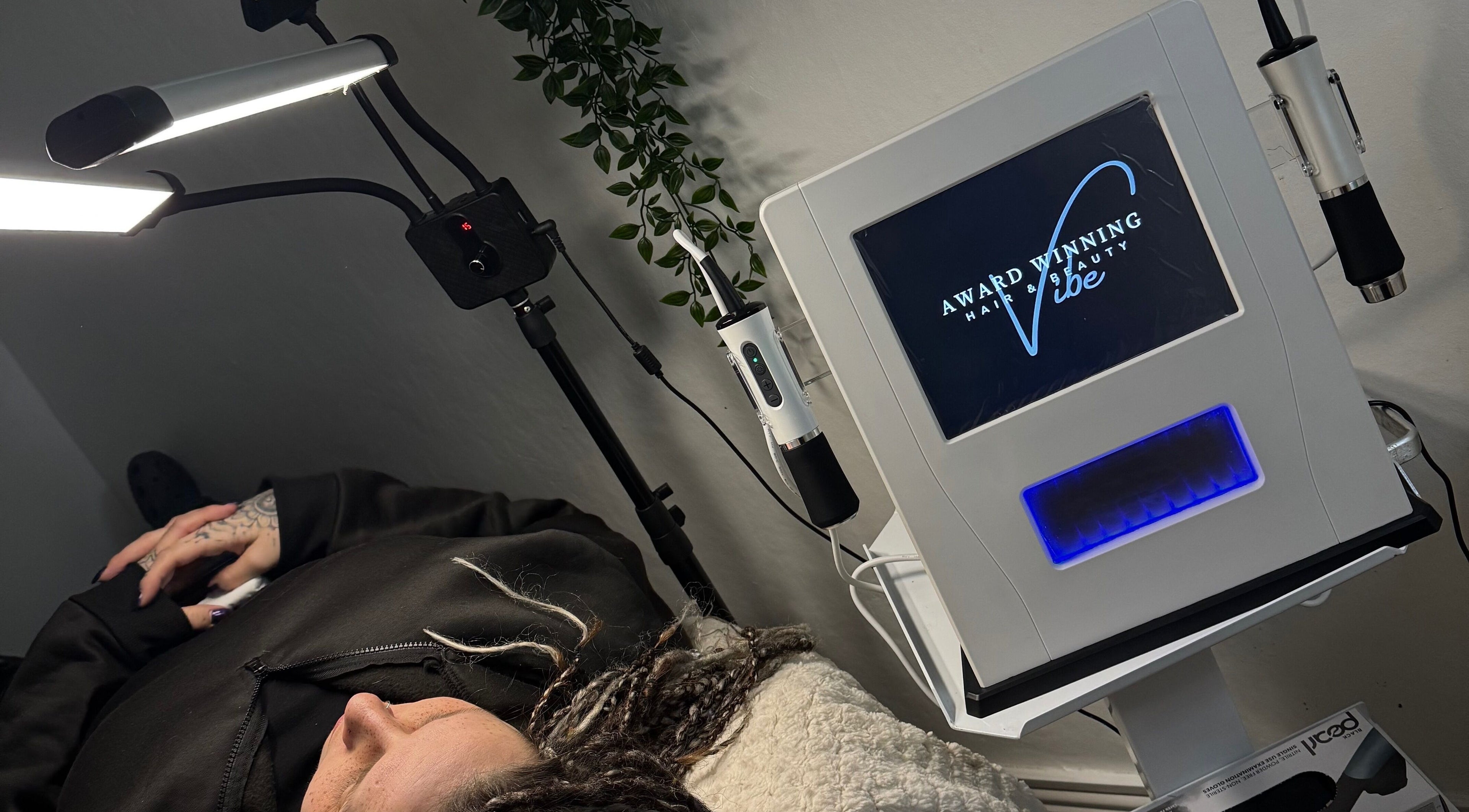 Vibe Beauty And Training Ltd in Coalville, England, GB showcasing modern treatment equipment and setup.