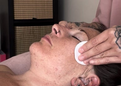 Facial treatment at Road Ahead Holistic Therapies, Southampton, England, GB.