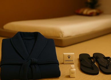 Relaxamento no Instituto Capadócia- Massagem Masculina SJC, São Paulo, com roupão e amenities.