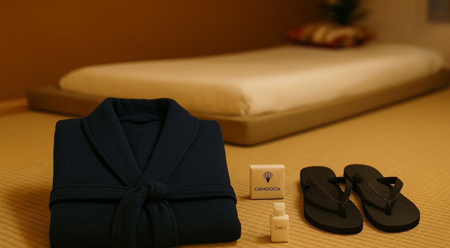 Relaxamento no Instituto Capadócia- Massagem Masculina SJC, São Paulo, com roupão e amenities.