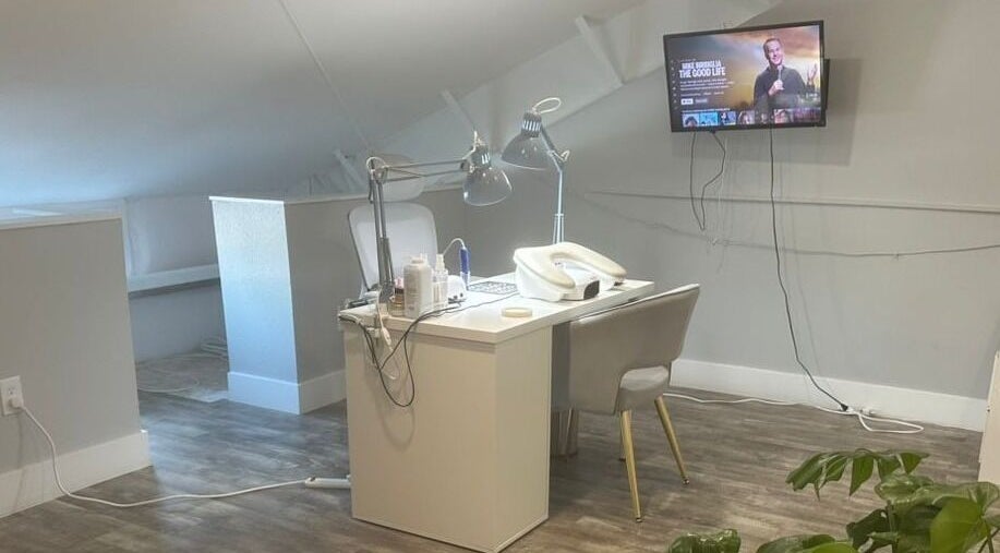 A serene beauty treatment station at Pink Lemonade Beauty Plaza in Key West, Florida, US.