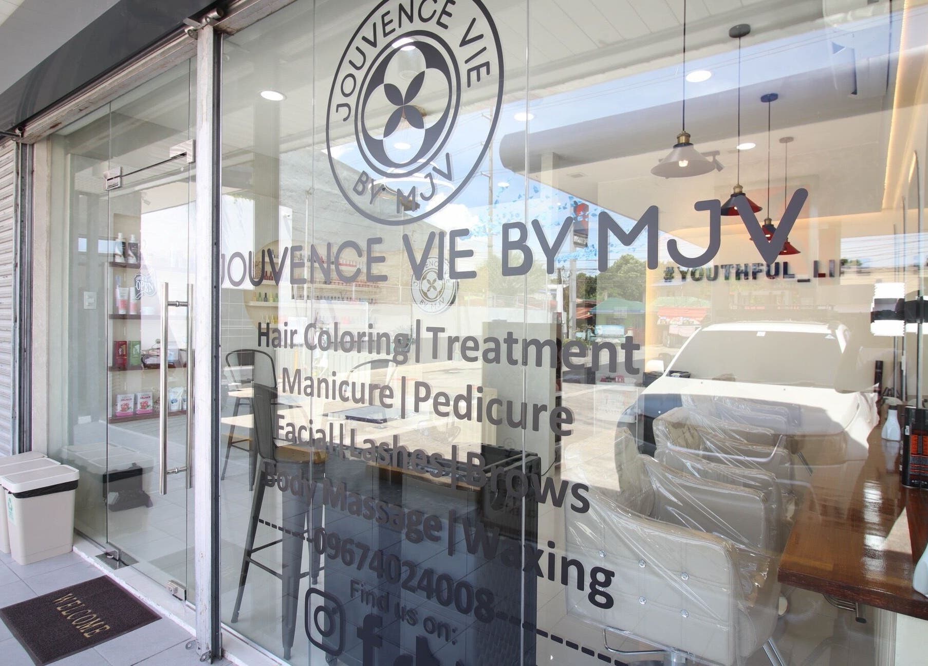 Jouvence Vie By MJV entrance showcasing beauty services in General Trias, Calabarzon, PH.