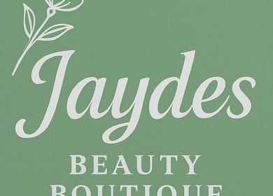 Jaydes Beauty Boutique logo on green background in Portland, Victoria, AU.