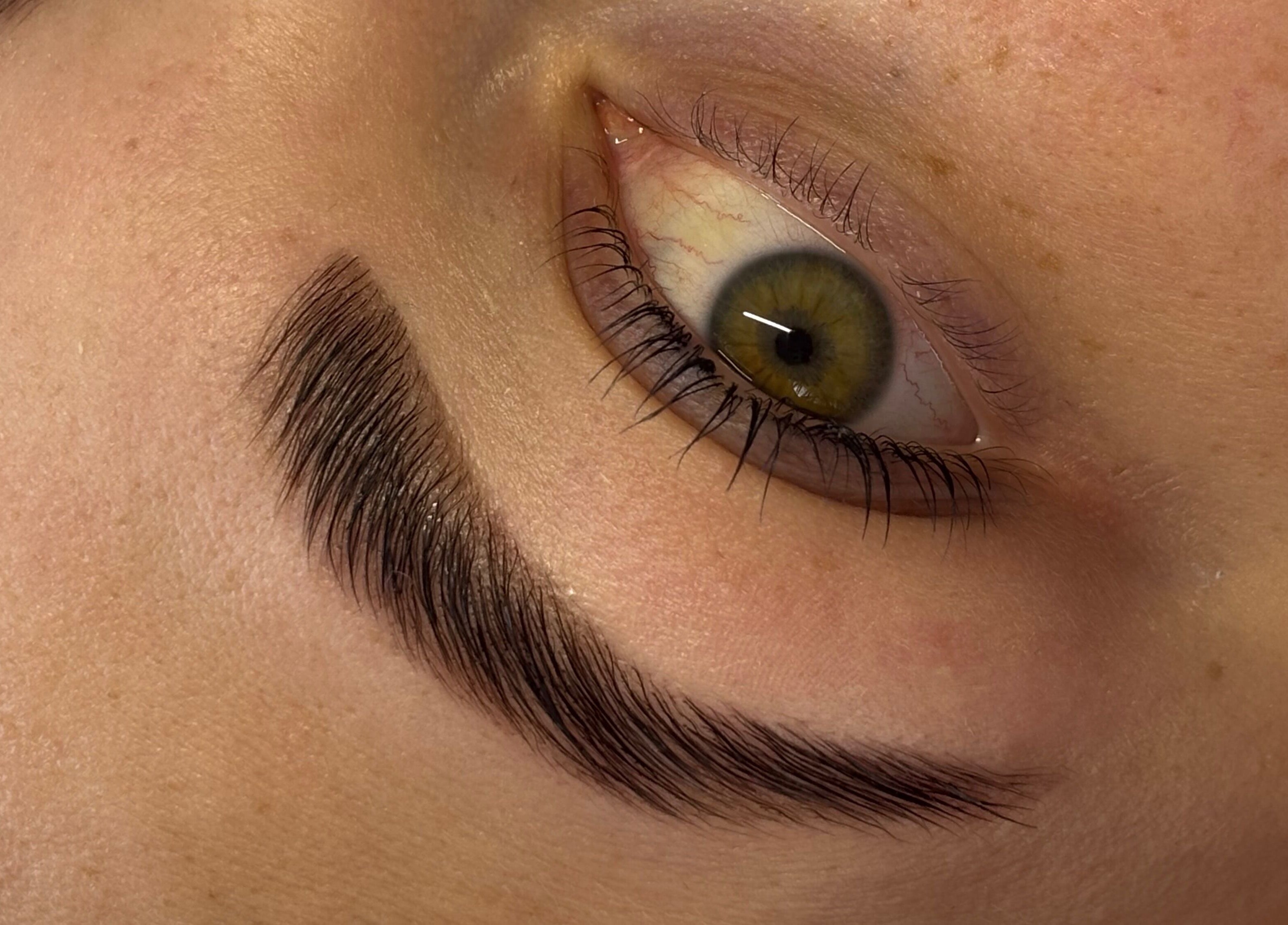 Refined eyebrow styling at Pout & B(r)ow in Southwick, England, GB enhances natural beauty.