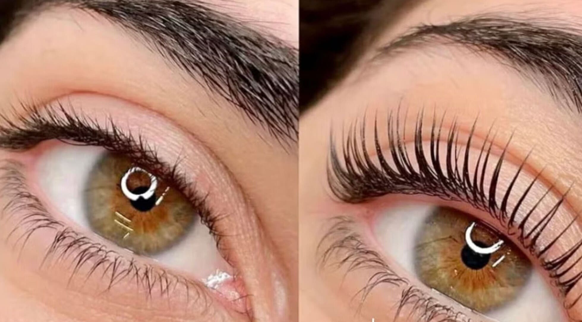 Before and after lash lift at Browco Brow & Lash Bar - Castle Towers, Castle Hill, New South Wales, AU.