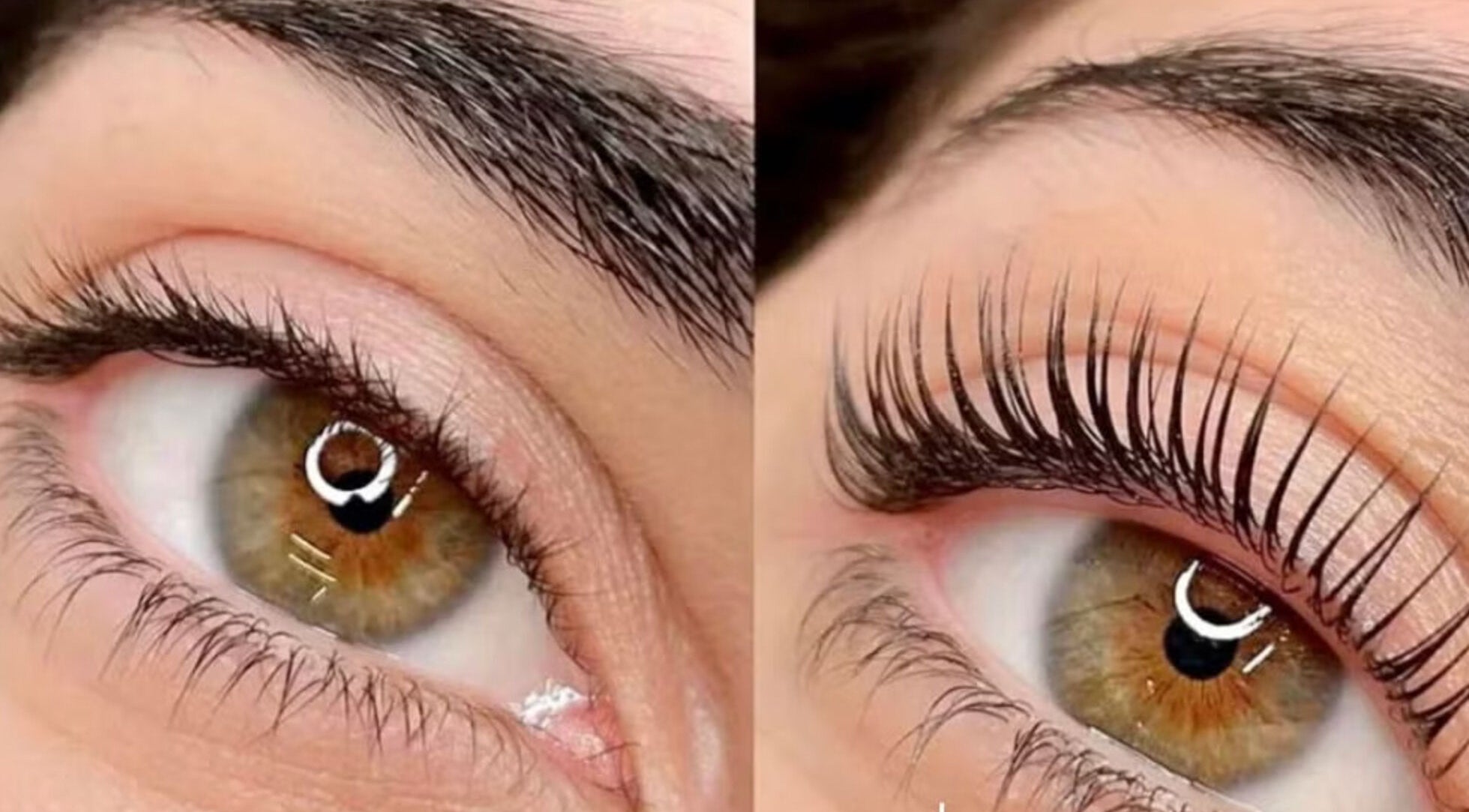 Before and after lash lift at Browco Brow & Lash Bar - Castle Towers, Castle Hill, New South Wales, AU.