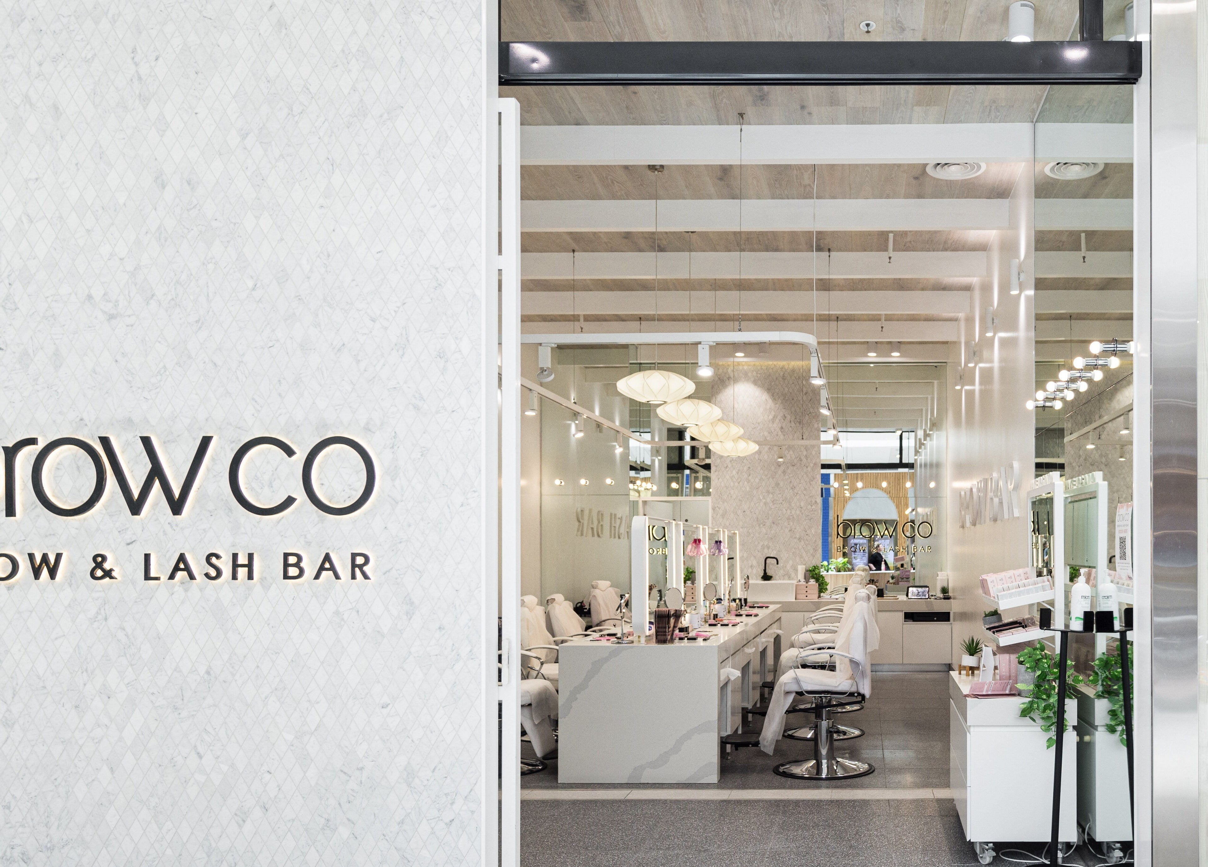 Interior view of Browco Brow & Lash Bar - Kotara Westfield, Kotara, New South Wales, AU showcasing modern design.