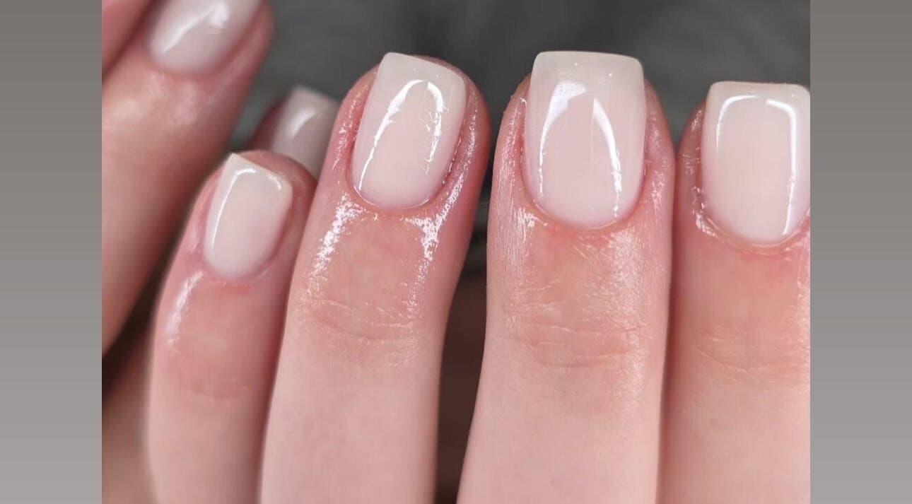 Glistening manicure at The Salon Kinross, Kinross, Western Australia, AU, showcasing expertly polished nails.