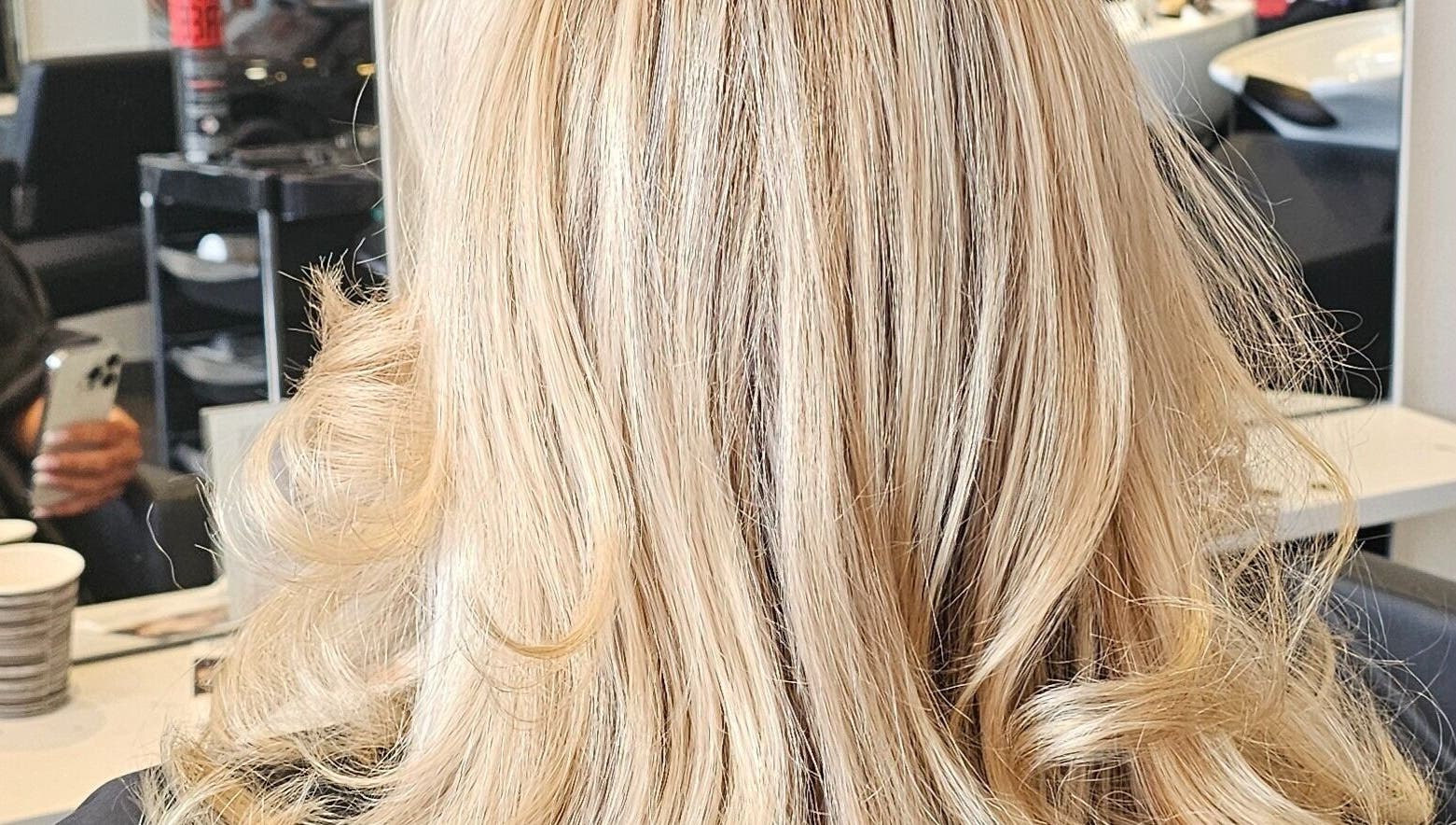 Stylish blonde hairstyle at Phoenix Hair Design, Matraville, New South Wales, AU.