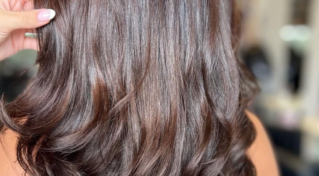 Beautiful wavy brown hair styled at Phoenix Hair Design, Matraville, New South Wales, AU.