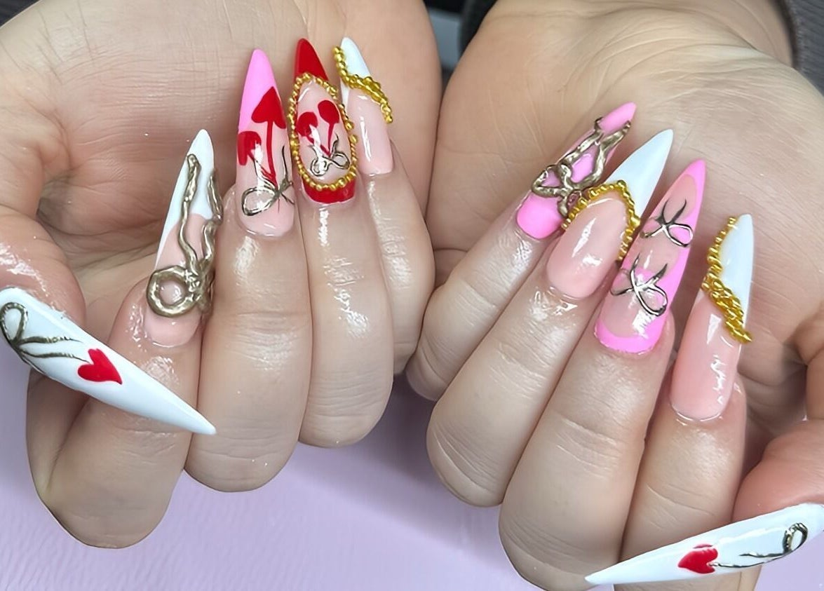 Intricate nail art at Nailed it by Nattareeya, Saint Helier, St Helier, JE showcasing vibrant designs.