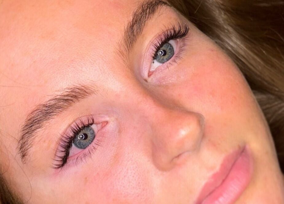 Close-up of a woman's face highlighting her natural beauty at Katie Tait Beauty, Clydebank, Scotland, GB.