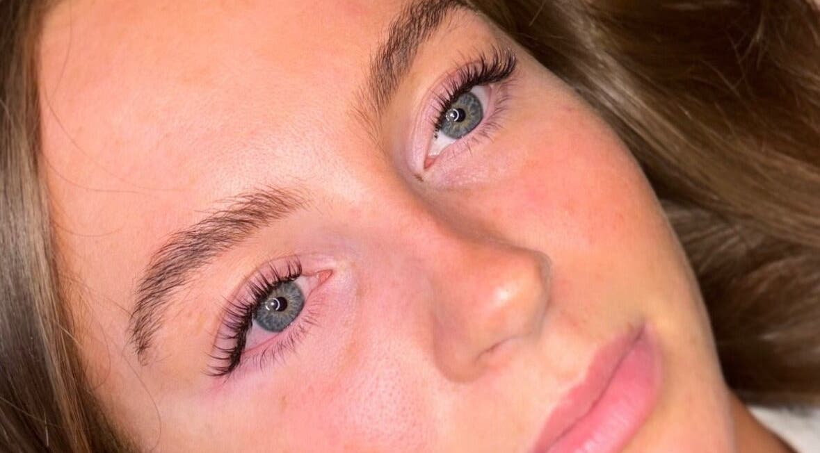 Close-up of a woman's face highlighting her natural beauty at Katie Tait Beauty, Clydebank, Scotland, GB.