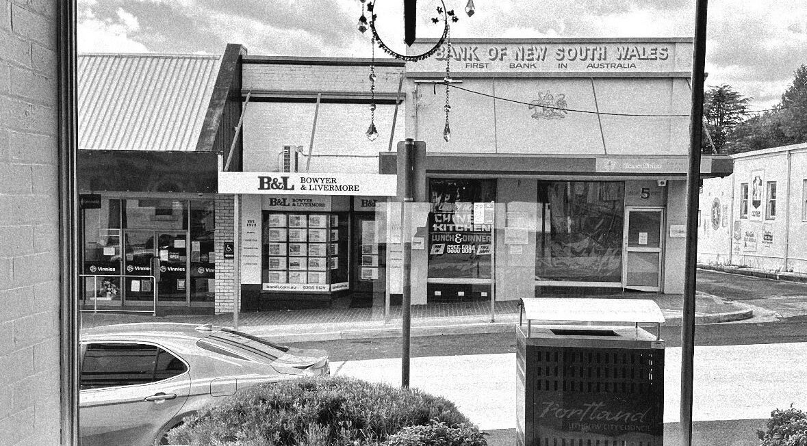 Street view near Khai Beauty, Portland, New South Wales, AU showcasing local shops and architecture.