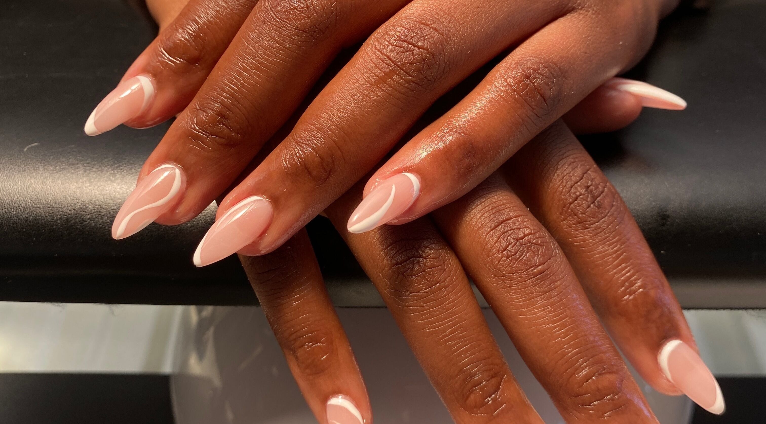 Elegant manicured nails at Bare Body, Cape Town, Western Cape, ZA, showcasing sleek design and style.