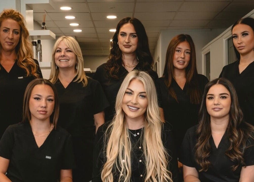 Team of specialists at House of Boo in Petersfield, England, GB, showcasing professional beauty services.