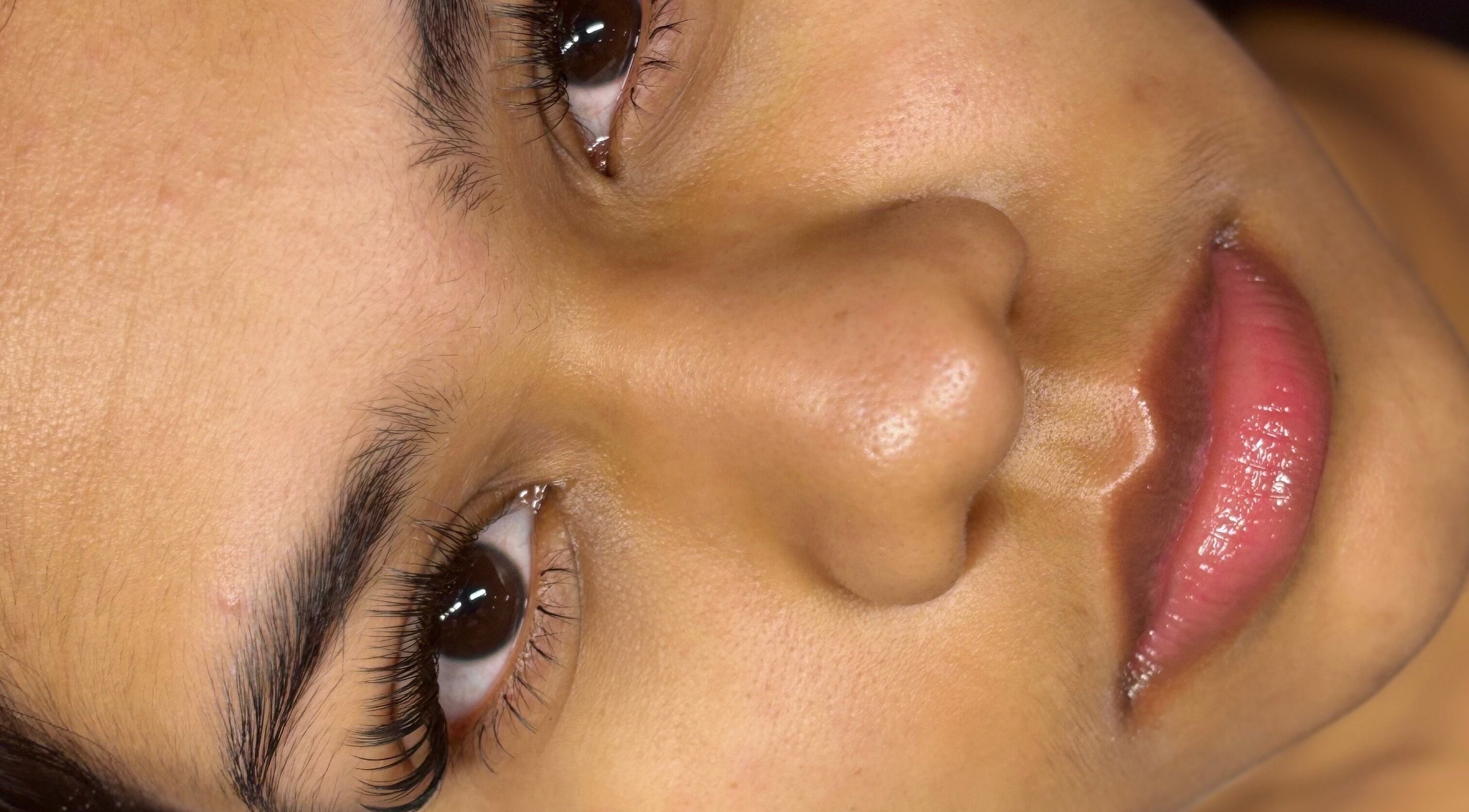 Close-up of elegant lashes at Unlash Your Beauté TT, Port of Spain, Port of Spain Corporation, TT.