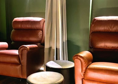 Luxurious reclining chairs at NUAT THAI Ortigas Extension (ORTEx), Cainta, Calabarzon, PH for ultimate relaxation.