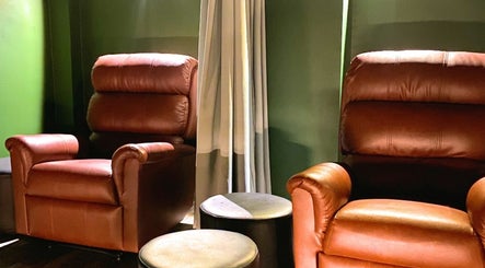 Luxurious reclining chairs at NUAT THAI Ortigas Extension (ORTEx), Cainta, Calabarzon, PH for ultimate relaxation.
