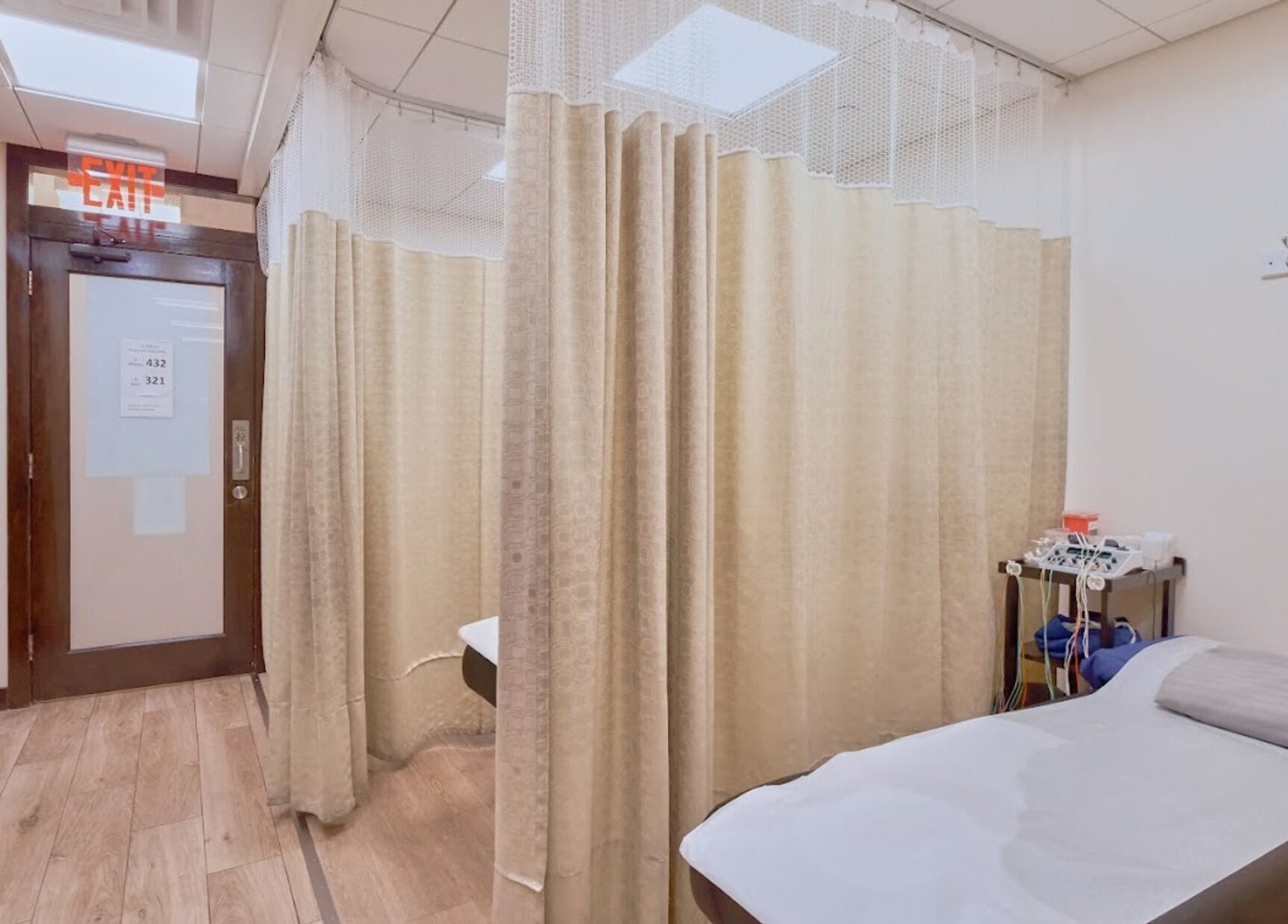 Private wellness treatment room at Healthkey Group Medspa - Flushing, New York, New York, US.