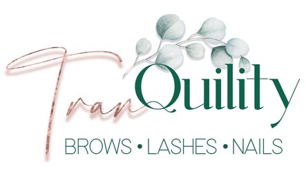 TranQuility logo with elegant leaf design in Middelburg, Mpumalanga, ZA. Beauty and wellness services.