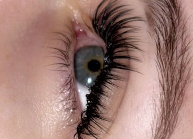 Close-up of elegant lashes at TranQuility, Middelburg, Mpumalanga, ZA, highlighting precision and beauty.