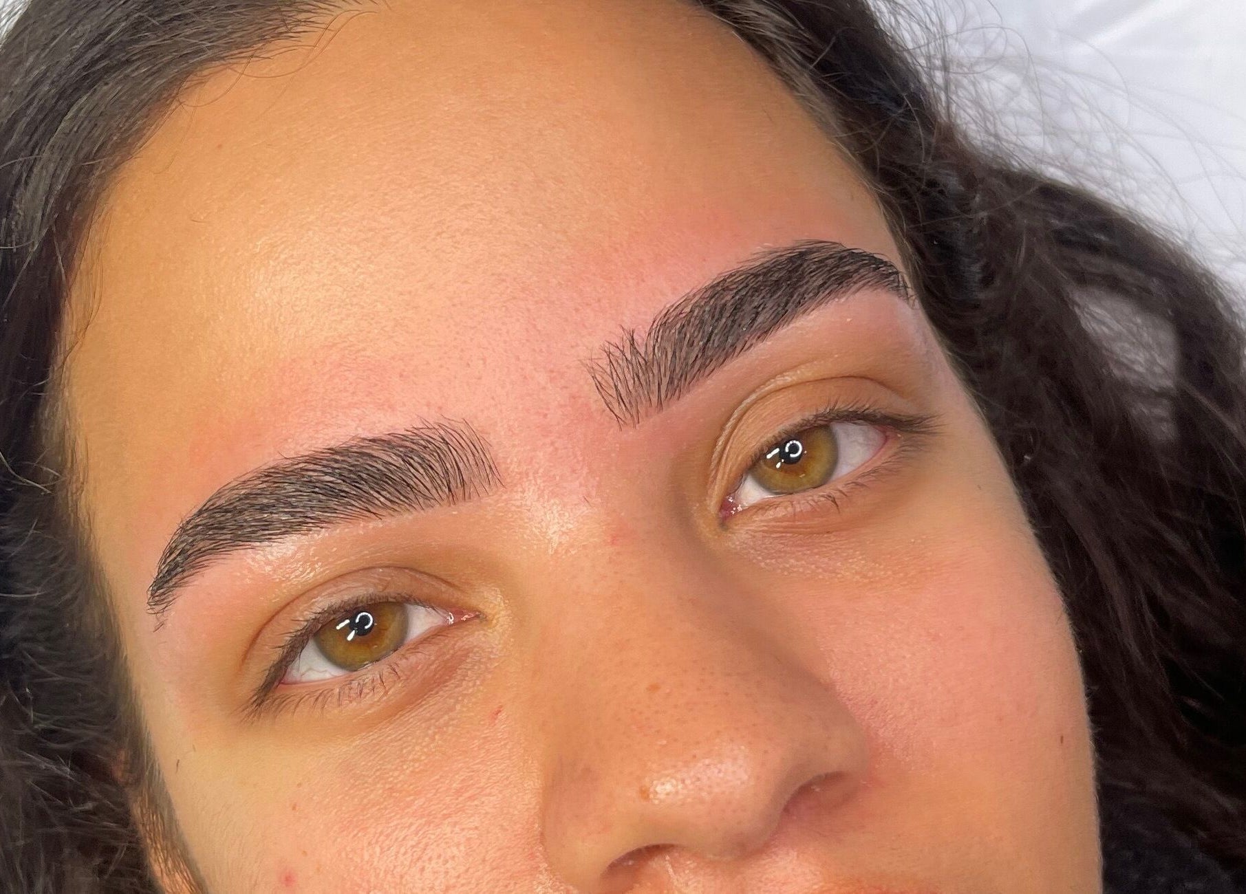 Perfectly shaped eyebrows at The Beauty Witch in Aylesbury, England, GB enhance natural beauty.
