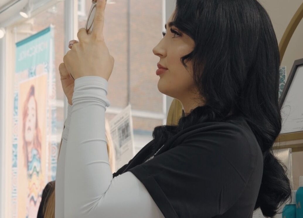 Staff capturing a moment inside The Beauty Witch in Aylesbury, England, GB showcasing aesthetics.