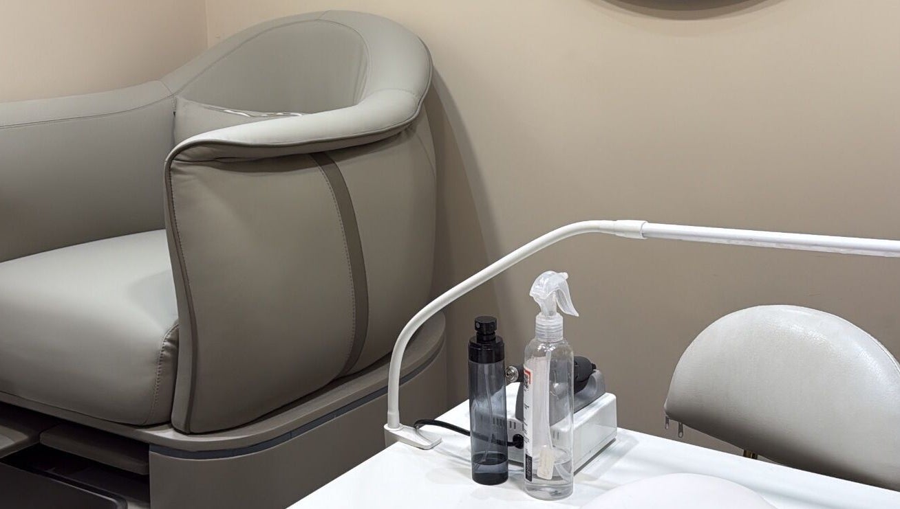 Elegant nail station at The Coven Beauty Lounge, Aylesbury, England, GB, offering premium services.