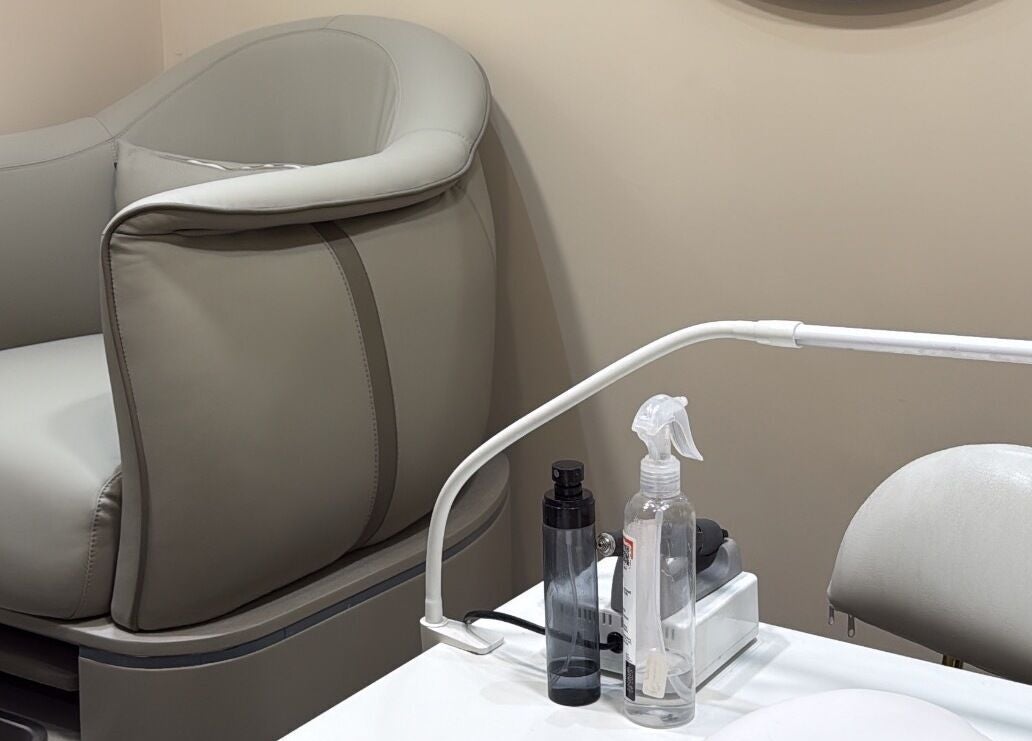 Elegant nail station at The Coven Beauty Lounge, Aylesbury, England, GB, offering premium services.