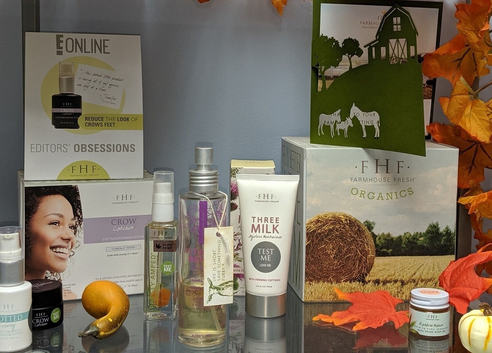 Farmhouse Fresh products on display at Face Reflections, Inc., Bloomingdale, Illinois, US.