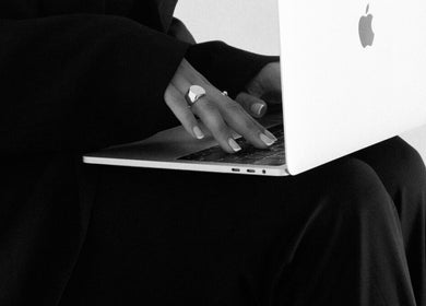 Close-up of hands typing on a laptop at Nataly Evo, Cannes, Provence-alpes-côte D'azur, FR.