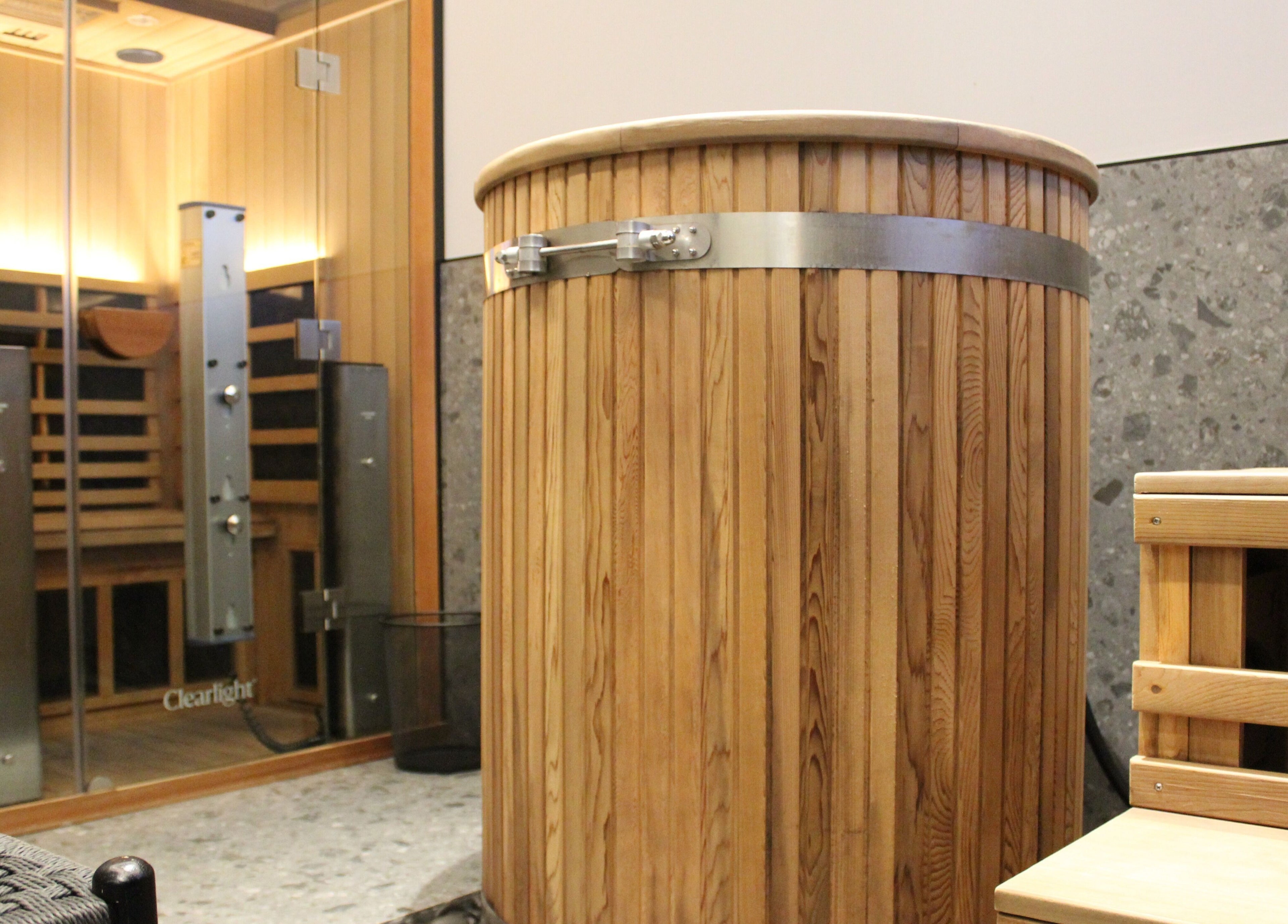 Luxury sauna at Beit Sisu, Dubai, Dubai, AE offers a tranquil wellness retreat.