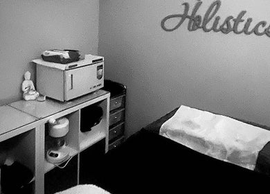 Relaxing treatment room at Self Care Holistics and Therapies in Liverpool, England, GB.