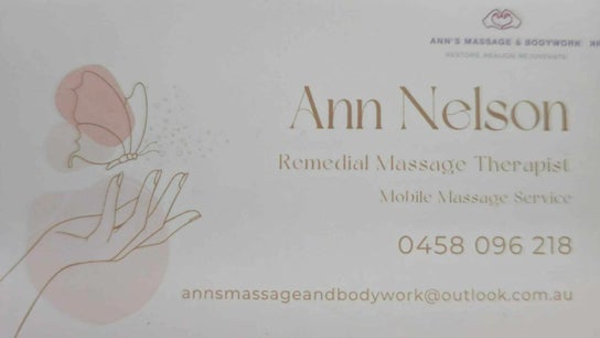 Anns Remedial Massage & Bodywork