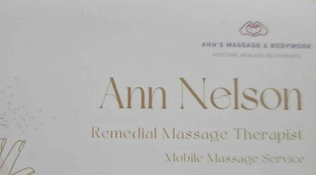 Anns Remedial Massage & Bodywork