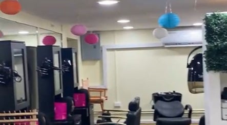 Modern salon chairs and decor at Xtra Touch Oasis, Scarborough, Tobago, TT enhancing a stylish ambiance.