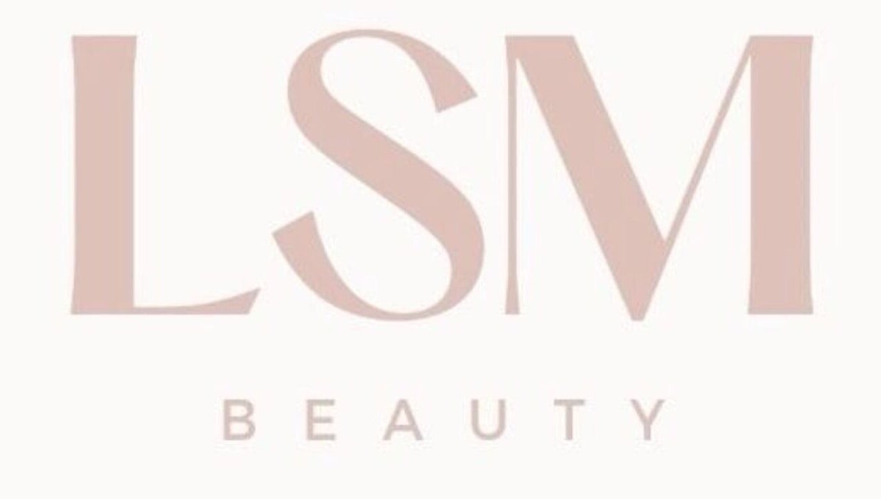 LSM Beauty logo in elegant text style, Whitehaven, England, GB.