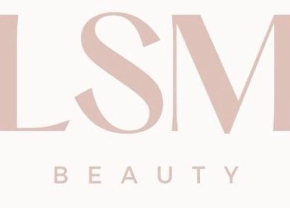 LSM Beauty logo, a stylish emblem at LSM Beauty in Whitehaven, England, GB, representing elegance.