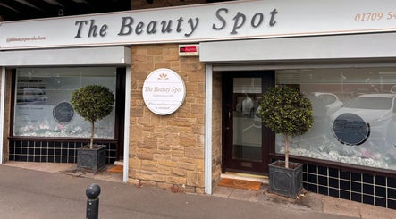 Exterior of The Beauty Spot - Rotherham featuring elegant signage in Rotherham, England, GB.
