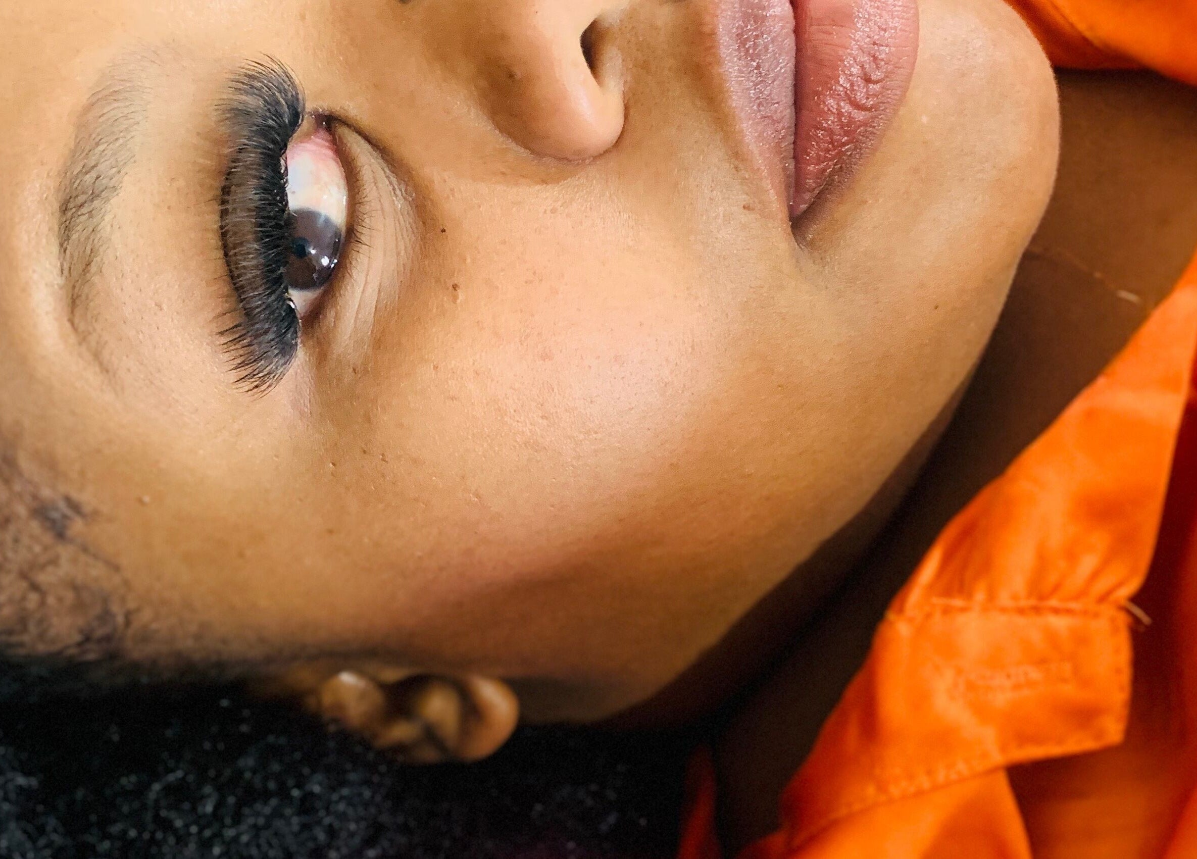 Close-up of elegant eyelash extension at LashesBycoley, Kempton Park, Gauteng, ZA.