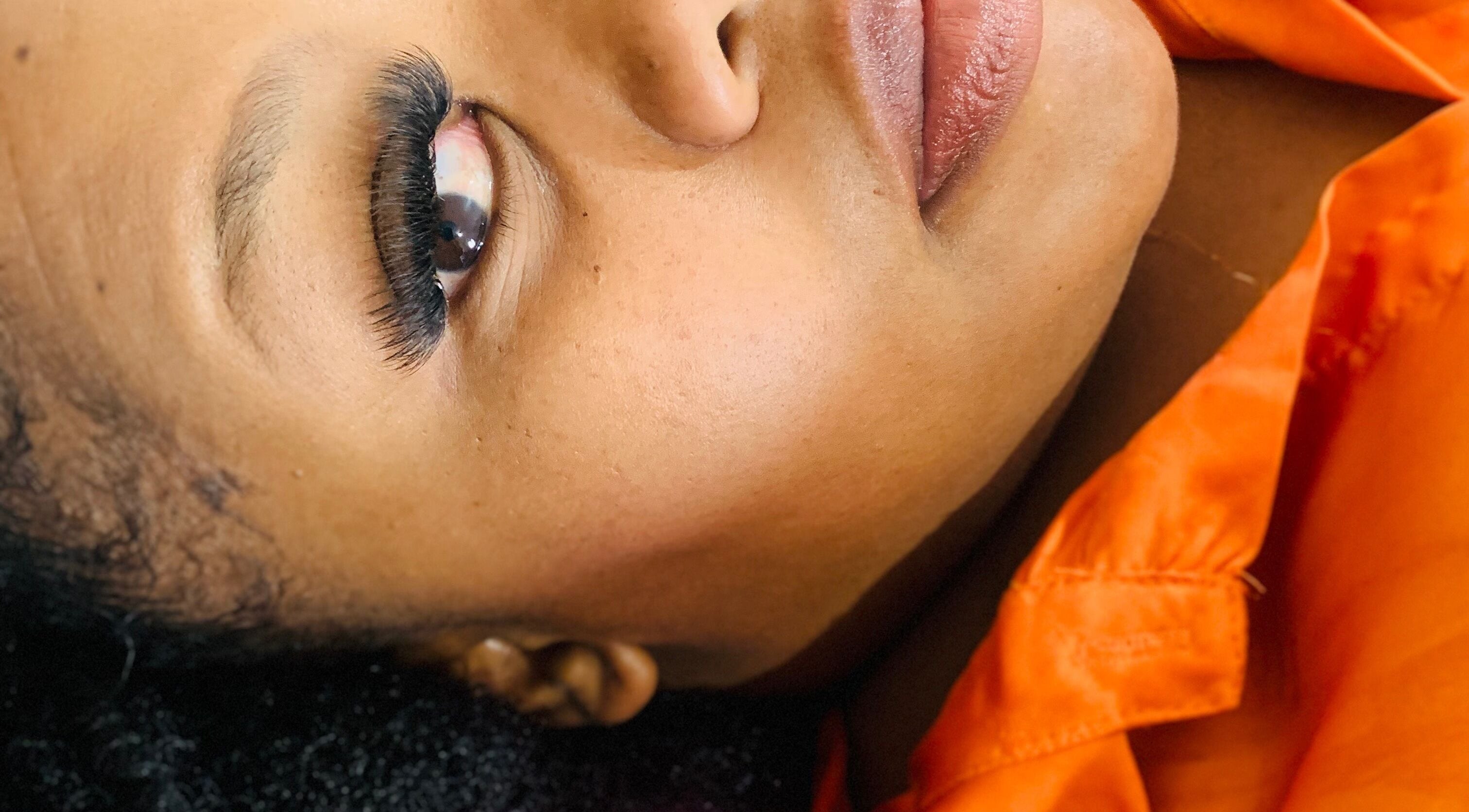 Close-up of elegant eyelash extension at LashesBycoley, Kempton Park, Gauteng, ZA.