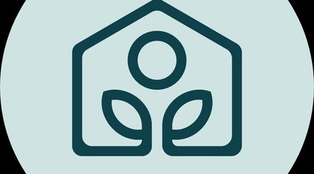 Logo of The House of Healing, Petaling Jaya, Selangor, MY, featuring a stylized house and leaf design.